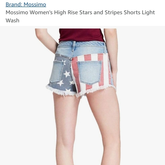 Mossimo Supply Co. Pants - 💞Mossimo Shorts American Flag Red White And Blue Stars And Stripes 4th Of July